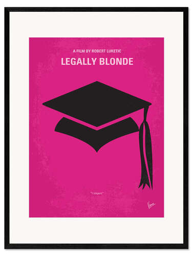 Gerahmter Kunstdruck Legally Blonde