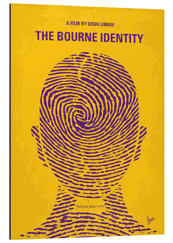 Aluminium print The Bourne Identity