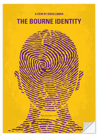 Selvklebende plakat The Bourne Identity