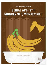 Sticker mural Serial Ape-ist 2 : Monkey See, Monkey Kill (anglais)