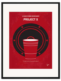 Gerahmter Kunstdruck Project X