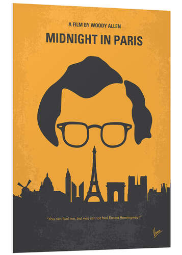 Foam board print Midnight In Paris