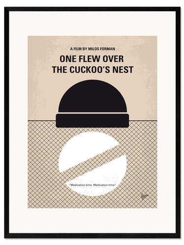 Ingelijste kunstdruk One Flew Over The Cuckoo's Nest