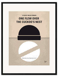 Ingelijste kunstdruk One Flew Over The Cuckoo's Nest