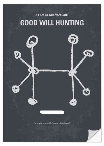 Vinilo para la pared El indomable Will Hunting