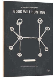 Wood print Good Will Hunting