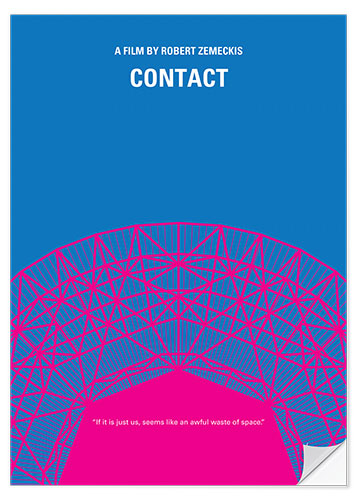 Selvklebende plakat Contact