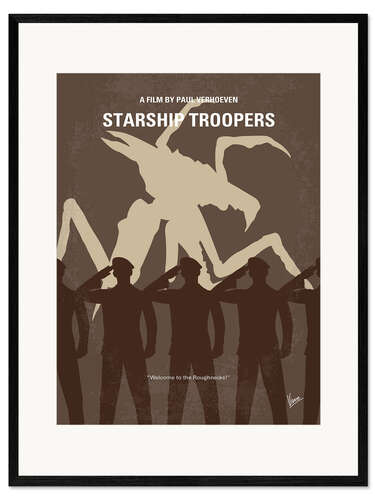 Kehystetty taidepainatus Starship Troopers