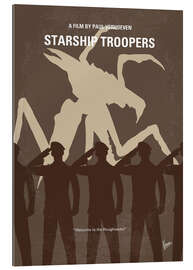 Tableau en plexi-alu Starship Troopers (anglais)