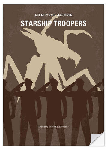 Sticker mural Starship Troopers (anglais)