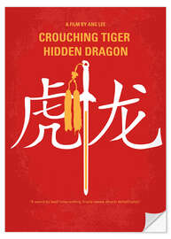 Selvklebende plakat Crouching Tiger Hidden Dragon