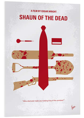 Acrylic print Shaun of the Dead