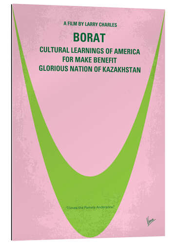 Tableau en plexi-alu Borat (anglais)