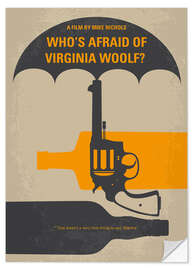 Självhäftande poster Who's Afraid Of Virginia Woolf?