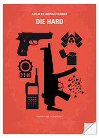 Vinilo para la pared Die Hard