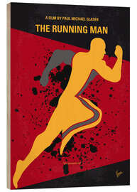 Cuadro de madera The Running Man