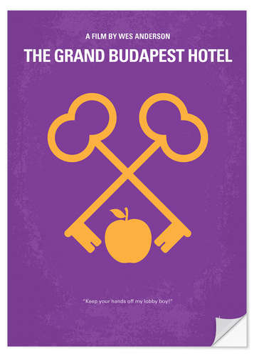 Vinilo para la pared The Grand Budapest Hotel