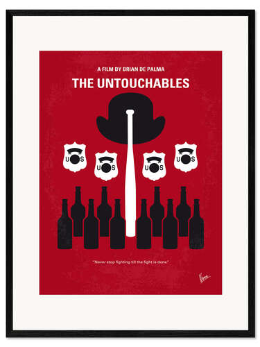 Ingelijste kunstdruk The Untouchables