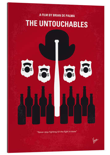 Quadro em plexi-alumínio The Untouchables