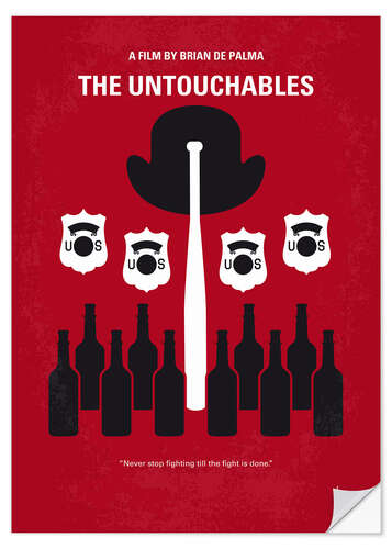 Selvklebende plakat The Untouchables