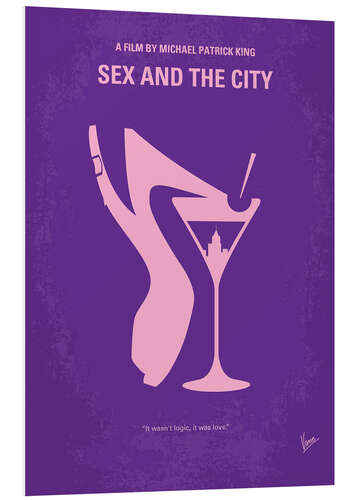 Tableau en PVC Sex and the City (anglais)