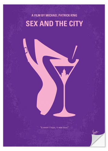 Selvklebende plakat Sex and the City