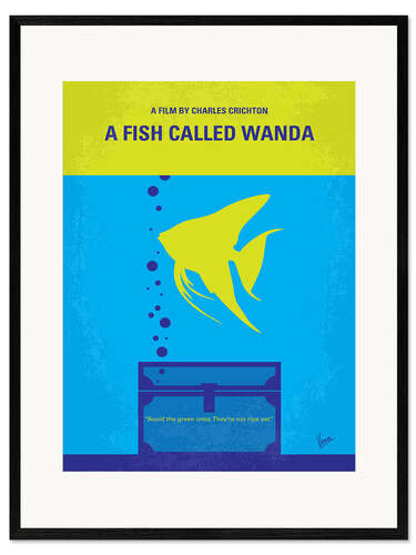 Kunsttryk i ramme A Fish Called Wanda