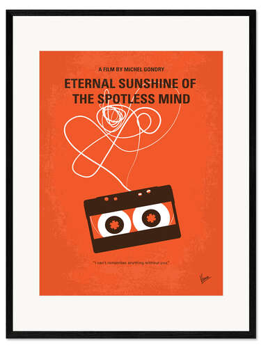 Impression artistique encadrée Eternal Sunshine of the Spotless Mind (anglais)