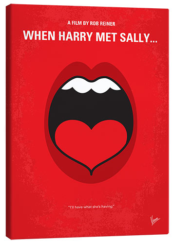 Canvas print When Harry Met Sally...