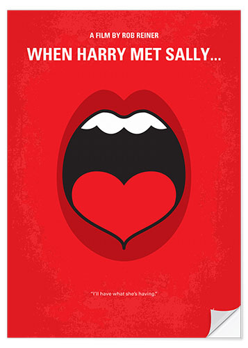 Sticker mural Quand Harry rencontre Sally (anglais)