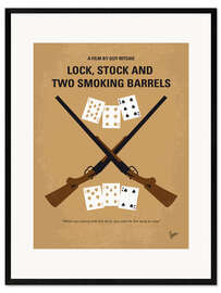 Gerahmter Kunstdruck Lock, Stock And Two Smoking Barrels