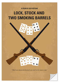 Wandsticker Lock, Stock And Two Smoking Barrels