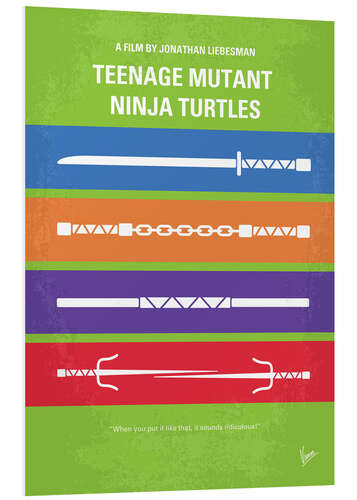 Foam board print Teenage Mutant Ninja Turtles