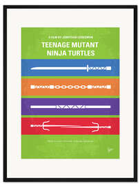 Gerahmter Kunstdruck Teenage Mutant Ninja Turtles
