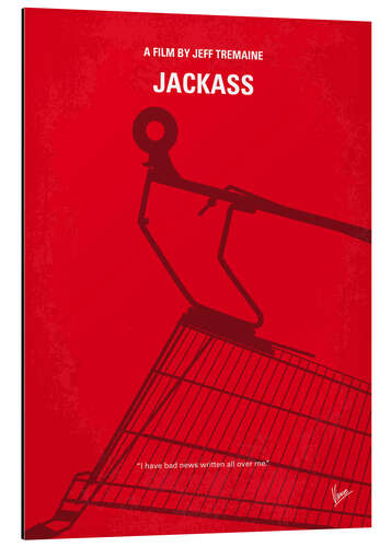 Tableau en aluminium Jackass, le film (anglais)