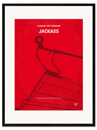 Impresión de arte enmarcada Jackass