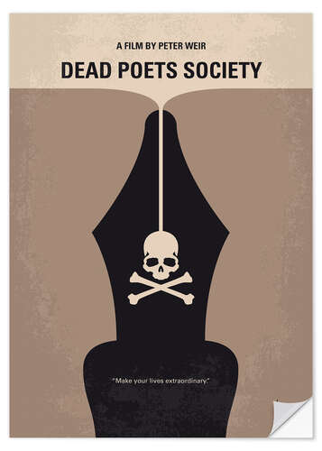 Selvklæbende plakat Dead Poets Society