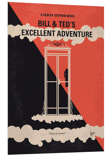 Quadro em PVC Bill & Ted's Excellent Adventure