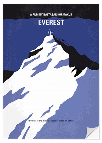 Selvklæbende plakat Everest