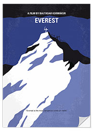 Sticker mural Everest (anglais)