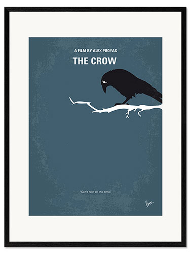 Plakat artystyczny premium w ramie The Crow