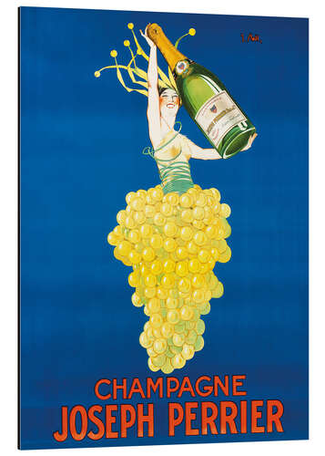 Aluminium print Champagne Joseph Perrier