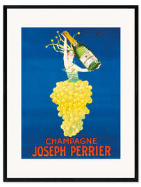 Stampa artistica con cornice Champagne Joseph Perrier