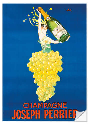 Muursticker Champagne Joseph Perrier