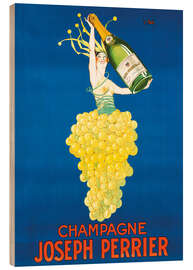 Quadro de madeira Champagne Joseph Perrier