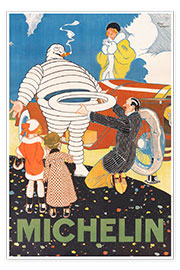 Poster  Michelin - Rene Vincent