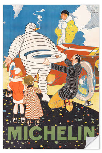 Sticker mural Michelin