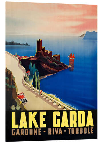 Acrylic print Lake Garda