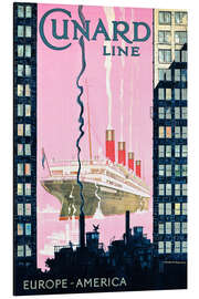 Magnettafel Cunard Line (englisch)