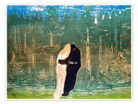 Plakat  Mot skogen II - Edvard Munch